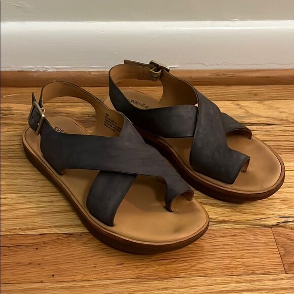 Kork-Ease blue Leather Sandals with Buckle size 8 - Picture 1 of 10